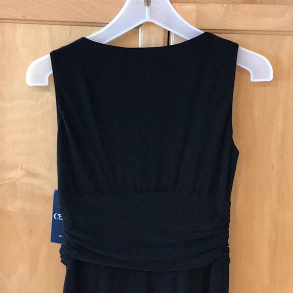 NWT CHAPS long sleeveless wrap-like dress - size 6P - Picture 6 of 9